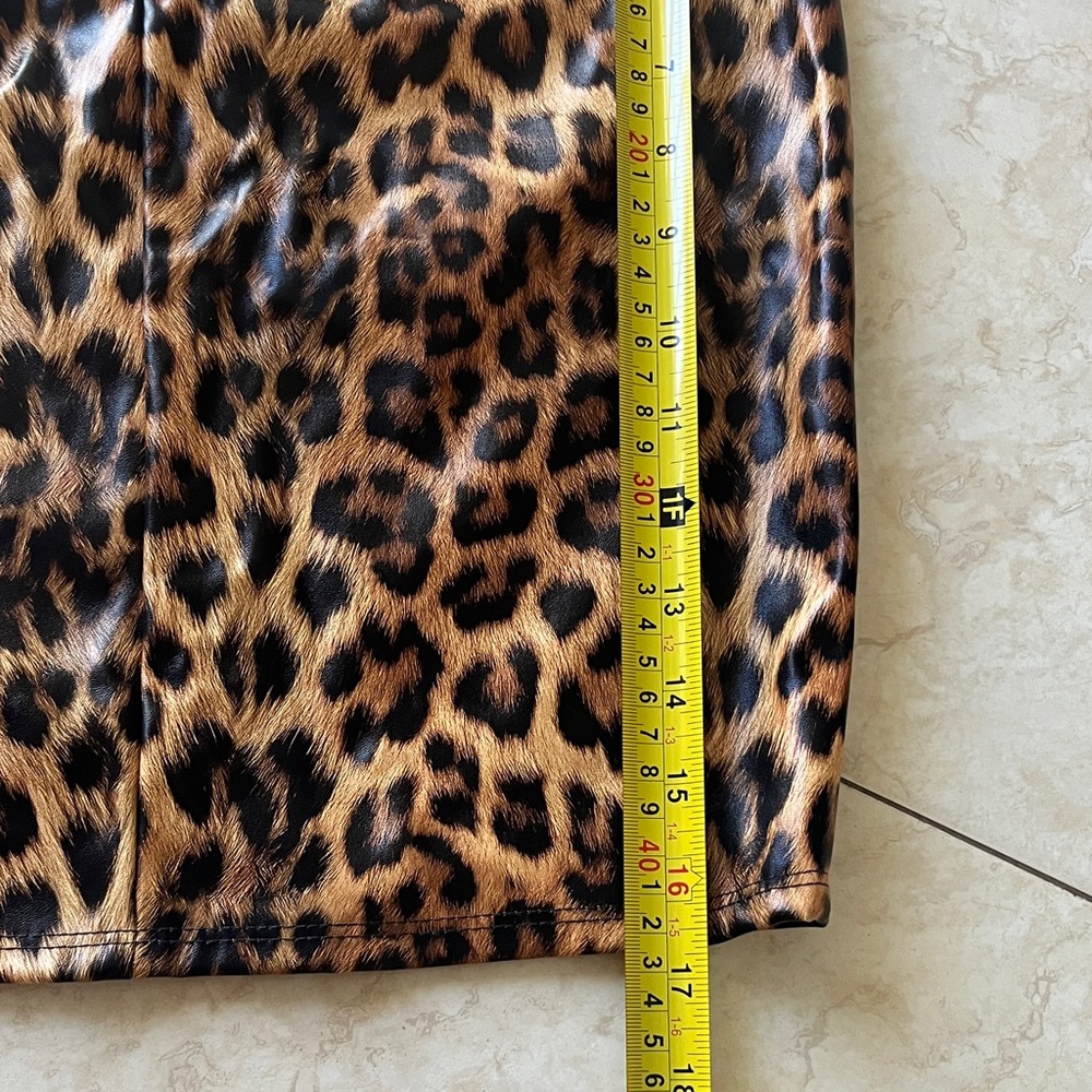 Fierce Leopard Print Two-Piece Set PVC - Picture 4 of 7